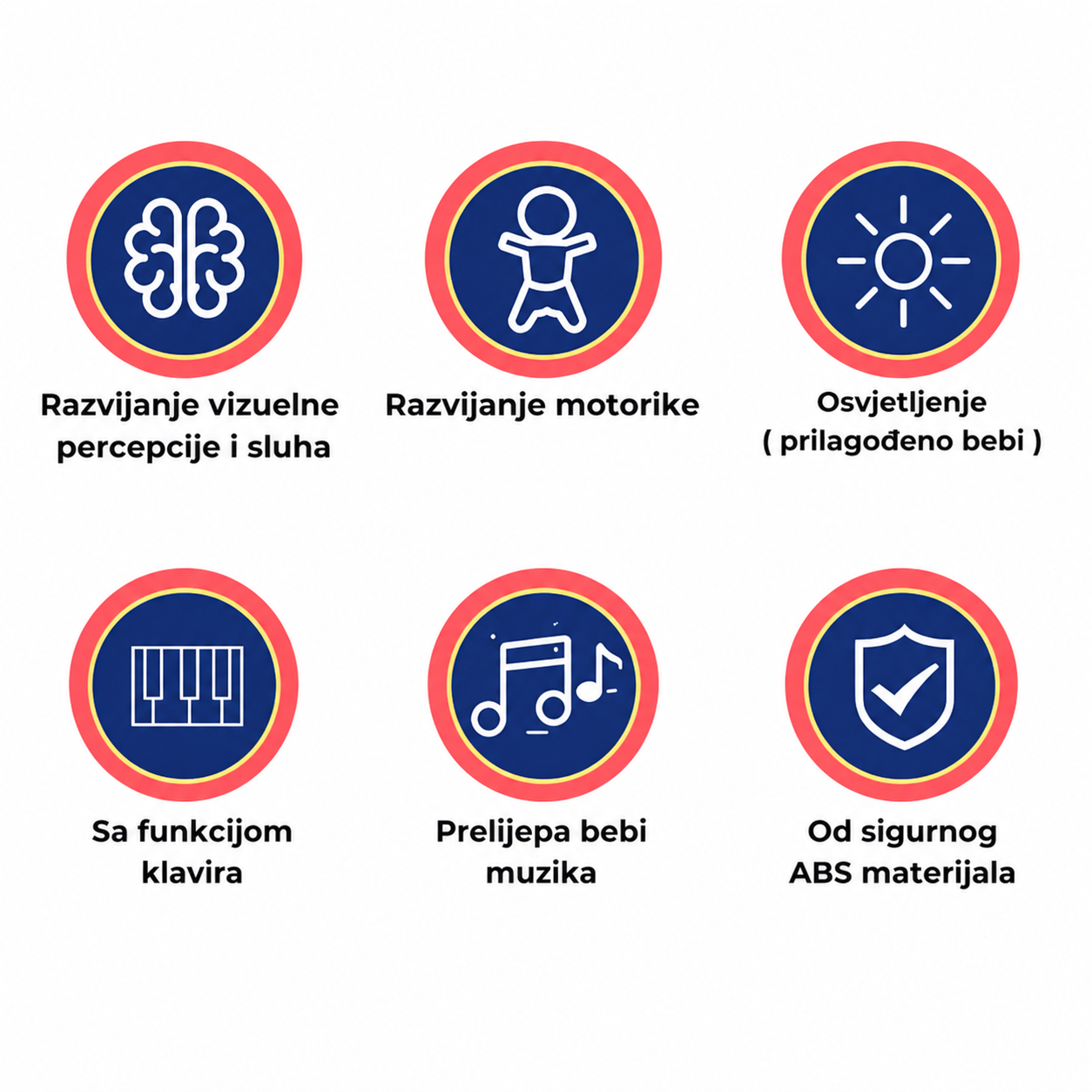 Bebi Podloga Sa Klavirom